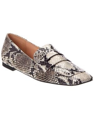 Gianvito Rossi Leather Ballerina Flat - White
