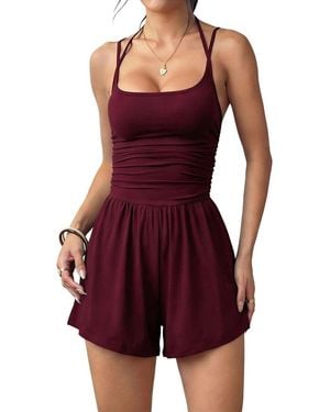 Emma way Romper - Purple