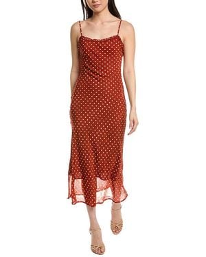 Moonsea Sleeveless Maxi Dress - Red