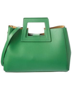 Isabella Rossetti Yara27 Leather Tote - Green