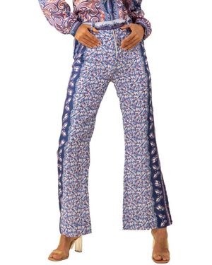 Hale Bob Jenesis Linen Pant - Blue