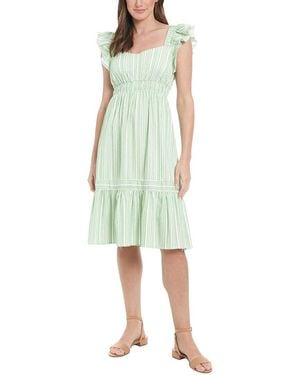 London Times Midi Dress - Green