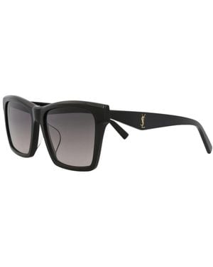 Saint Laurent 58Mm Sunglasses - Brown