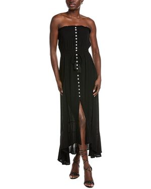 Elan Strapless Maxi Dress - Black
