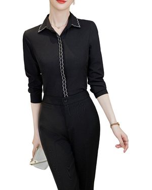 Bossy Chic Shirt - Black