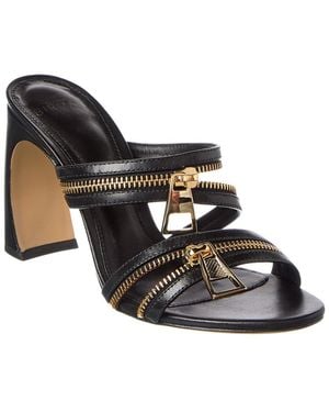 Alexandre Birman Zoe 90 Leather Sandal - Black