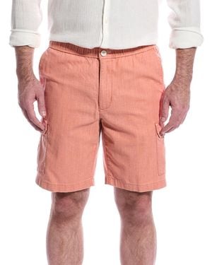 Tommy Bahama Linen The Dream Linen-Blend Cargo Short - Pink