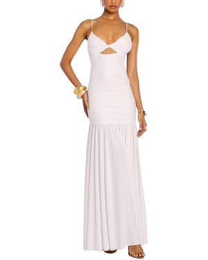 retroféte Bristol Maxi Dress - White