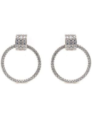 Suzy Levian CZ Jewelry Suzy Levian Cz Dangle Earrings - Metallic
