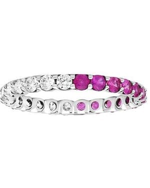 Amairah 14K 1.00 Ct. Tw. Lab-Grown Diamond Eternity Ring - Pink