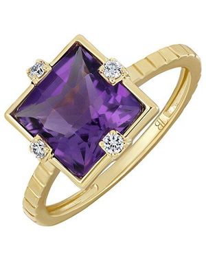 Bony Levy 18K 2.35 Ct. Tw. Diamond & Amethyst Ring - Purple