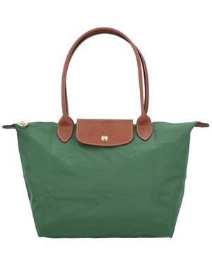 Longchamp Le Pliage Original Medium Canvas Tote - Green