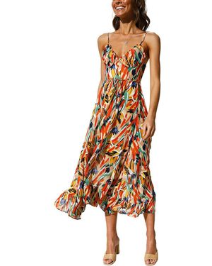 Vincent Midi Dress - Multicolour