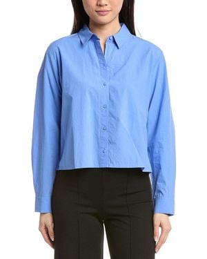 Eileen Fisher Classic Collar Shirt - Blue