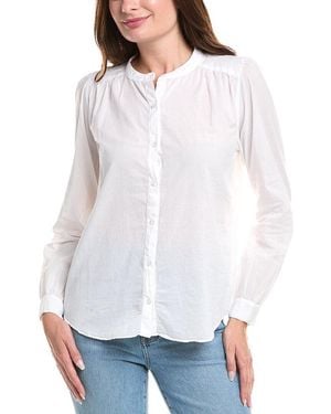 Michael Stars Bethel Button Top - White