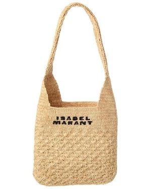 Isabel Marant Praia Small Raffia Tote - Natural