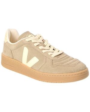 Veja V-82 Ii Suede Trainer - Natural