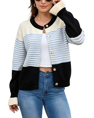 ROMANISSA Cardigan - White