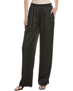 Vince Satin Pull-On Pant - Black