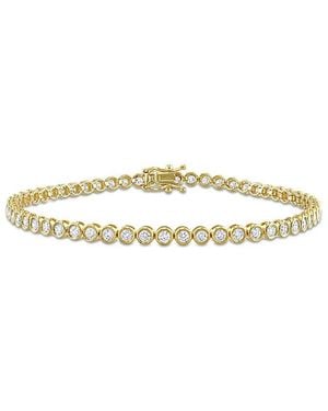 Diamond Select Cuts 14K 2.00 Ct. Tw. Diamond Tennis Bracelet - White
