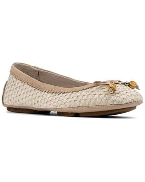 Donald J Pliner Rolsita Ballerina Flat - Natural