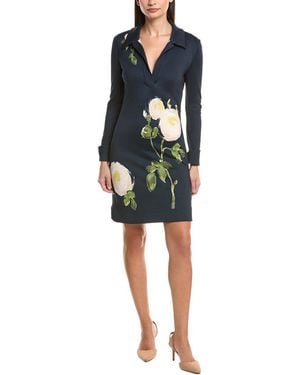 Oscar de la Renta Polo Dress - Blue