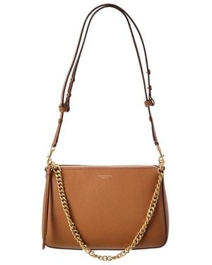 Tory Burch Perry Small Leather Shoulder Bag - Brown