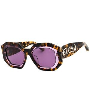 Philipp Plein Spp098M 53Mm Sunglasses - Purple