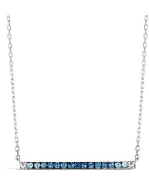 Le Vian Le Vian 14K 0.02 Ct. Tw. Sapphire Necklace - White