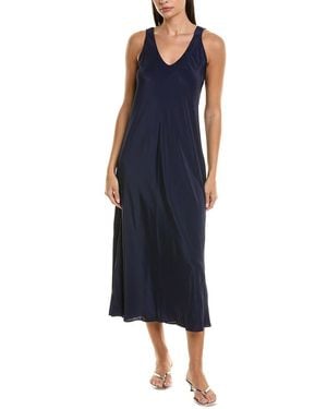 Tommy Bahama Crepe Bias Dress - Blue