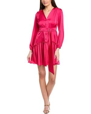 Taylor Mini Shirtdress - Pink