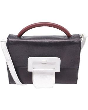 Maison Margiela Buckle Detail Shoulder Bag (Authentic Pre-Loved) - Black