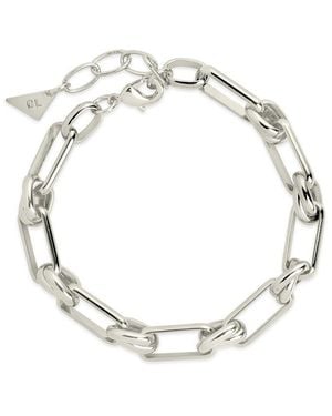 Sterling Forever Rhodium Plated Wilma Bracelet - Metallic