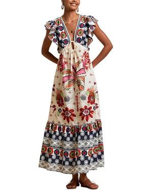 CAMILA BLANCO Midi Dress - White