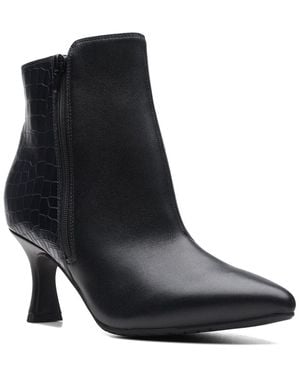 Clarks Kataleyna Glow Leather Boot - Black