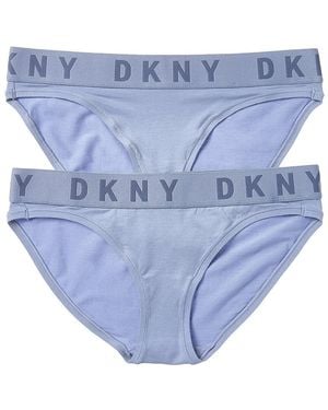DKNY 2Pk French Cut Bikini - Blue