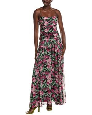 Emanuel Ungaro Dylan Printed Maxi Dress - Purple