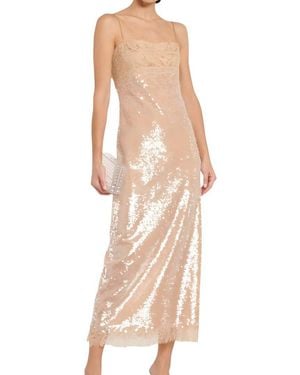 Linda Charm Dress - Natural