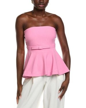 Endless Rose Strapless Flared Top - Pink