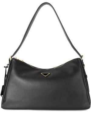 Tiffany & Fred Paris Large Soft Leather Tote - Black