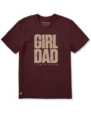 Life Is Good. Crusher T-Shirt - Red