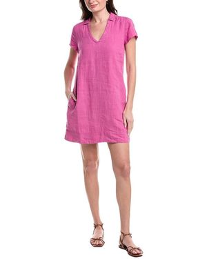 Tommy Bahama Two Palms Double Ruffle Linen Shift Dress in Pink | Lyst