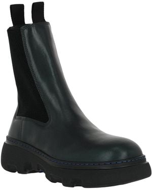 Burberry Leather Boot - Black