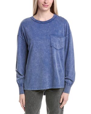 LaBiz High-Low Pocket Top - Blue