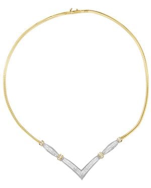 Haus of Brilliance 14K 2.07 Ct. Tw. Diamond Statement Necklace - Natural