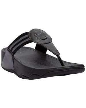 Fitflop Walkstar Toe Post Sandal - Black