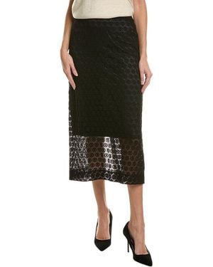 Lafayette 148 New York Maxi Pencil Skirt - Black