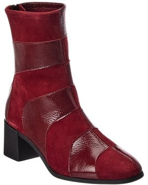 Arche Teobiz Leather Boot - Red
