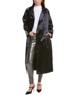 AllSaints Elltee Toni Trench Coat - Black