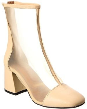 Free People Wisteria Mesh & Leather Boot - Natural